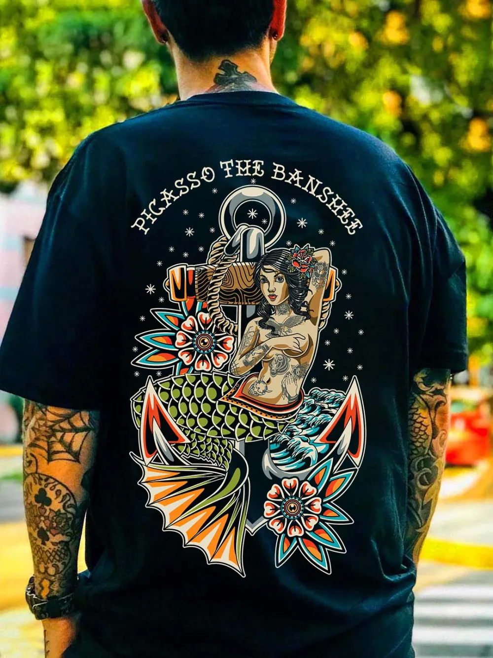 Picasso The Banshee Printed Men's T-Shirt