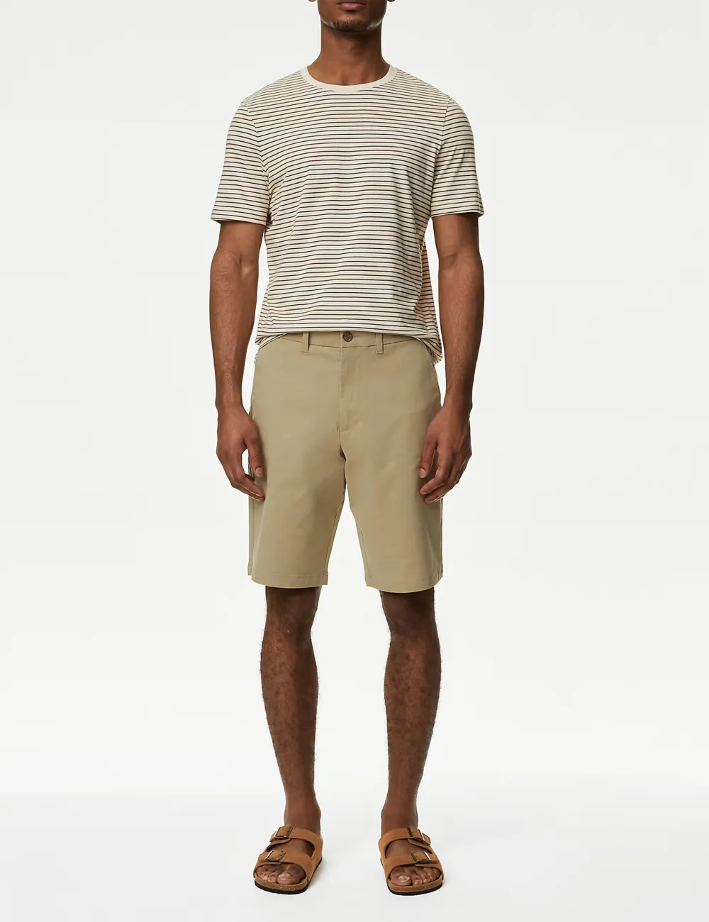 Loose Fit Stretch Chino Shorts