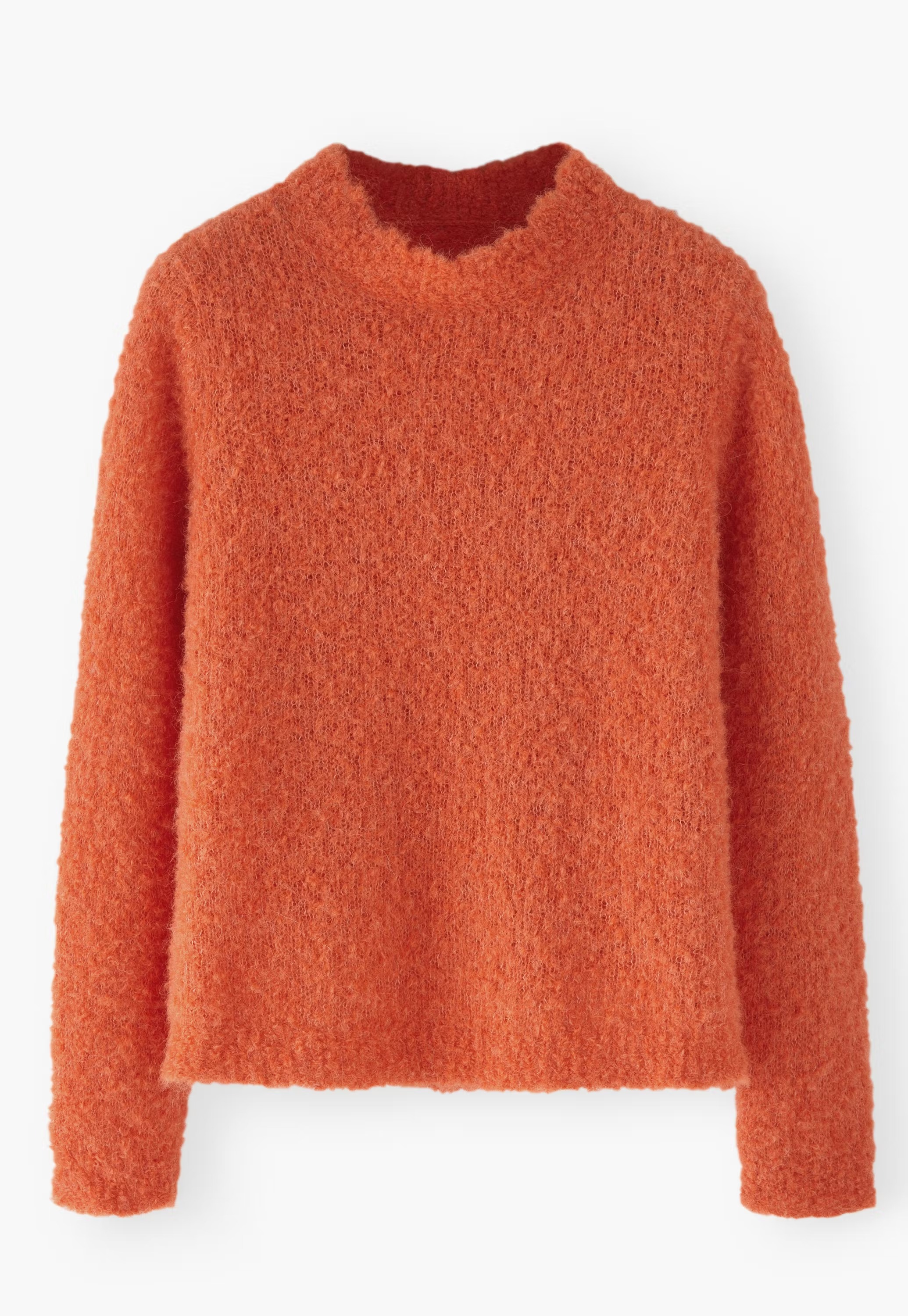 Round-neck sweater
Alpaca boucle