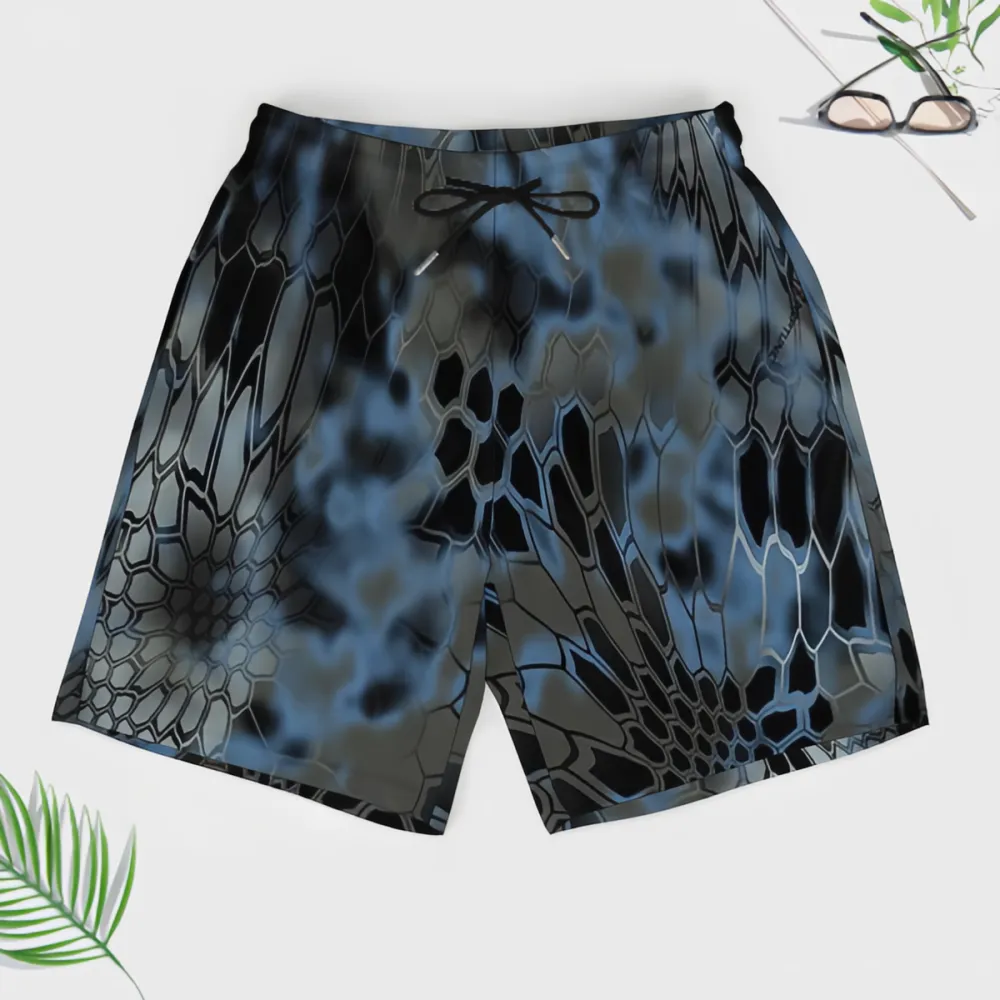 Various Colors Snake Print Fashionable Sports Beach Shorts