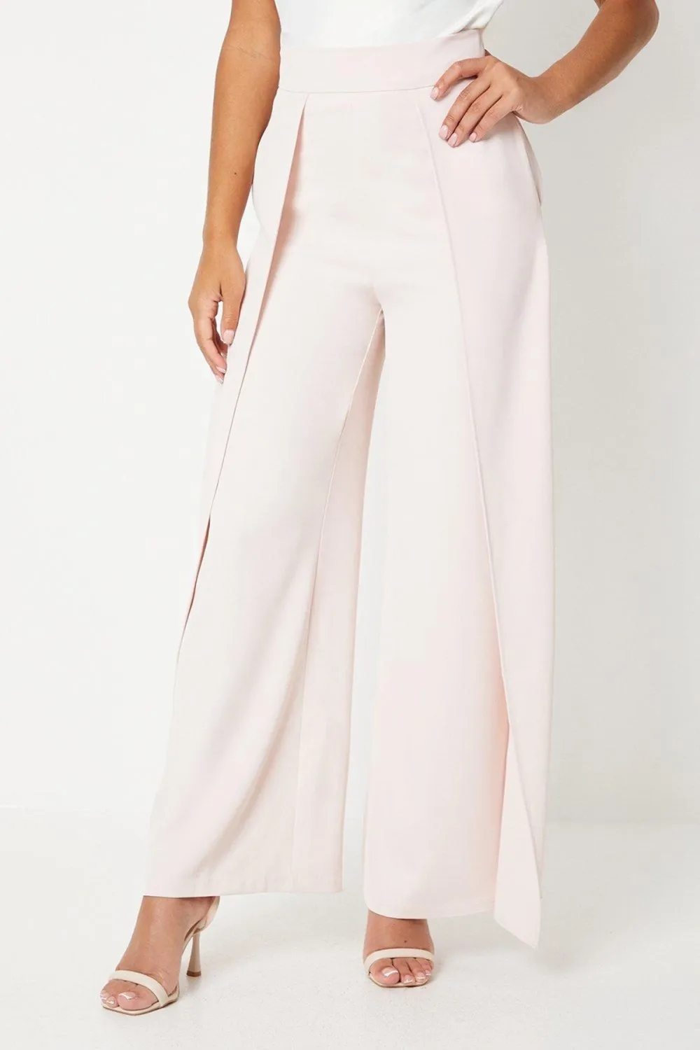 Overlay Wide Leg Trouser