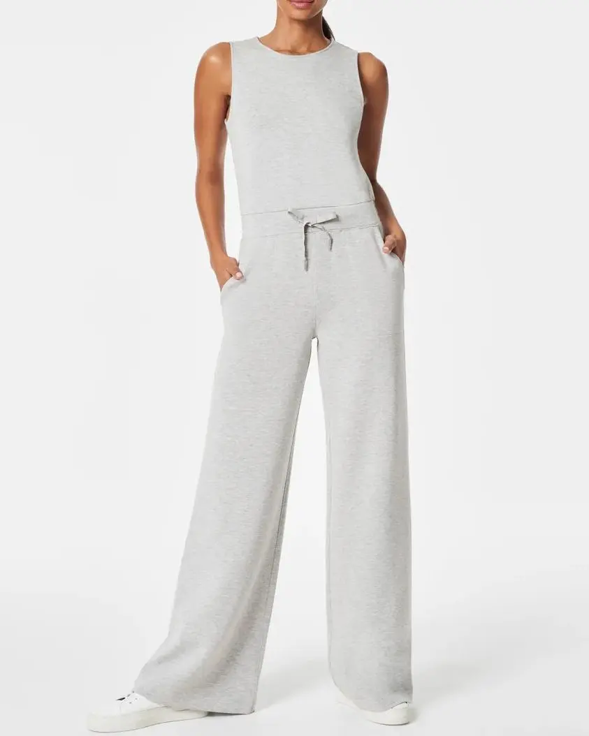 High Waist Sleeveless Jumpsuit
