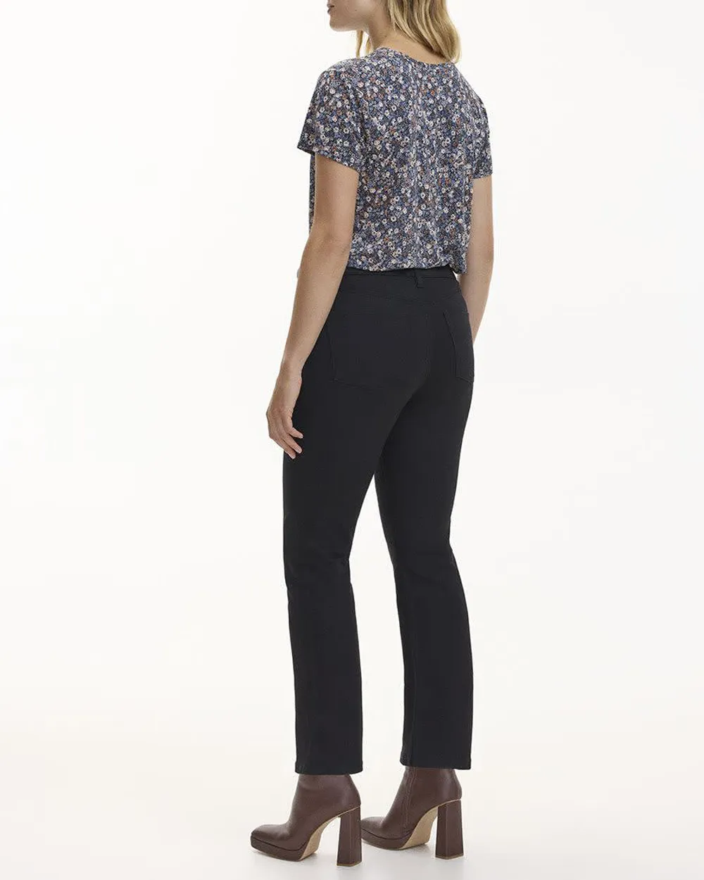 Flare-Leg Mid-Rise Jean