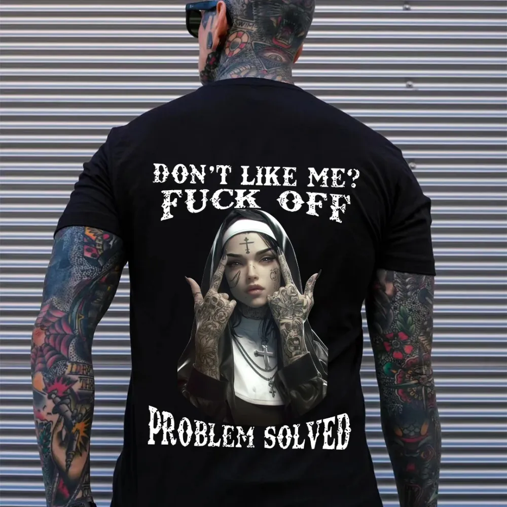 Don't Like Me? F*ck Off Printed Men's T-shirt