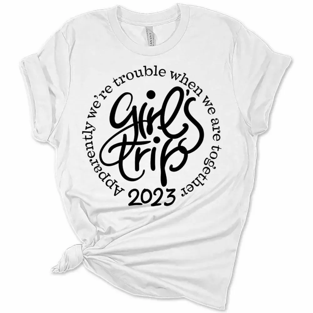 Trouble Together Girls Trip 2023 Women's Graphic Tee