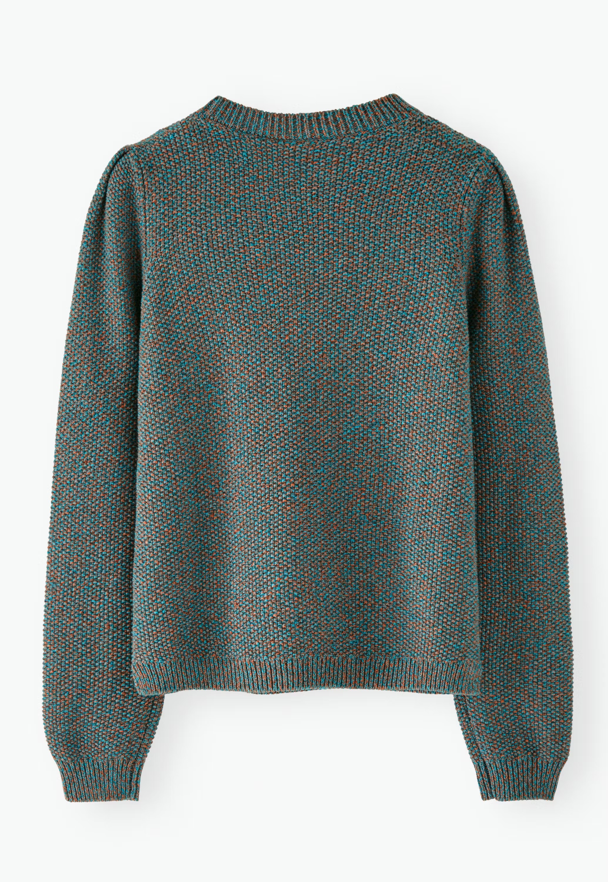 Moss-stitch sweater
Organic cotton