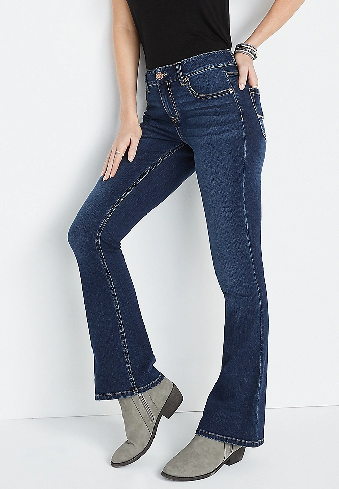 m jeans by maurices Classic Flare Mid Rise Jean