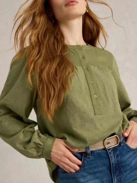 Long Sleeve Eloise Mix Shirt