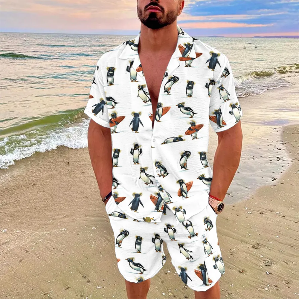 Big Z Men's Shirt&Short Two-piece set