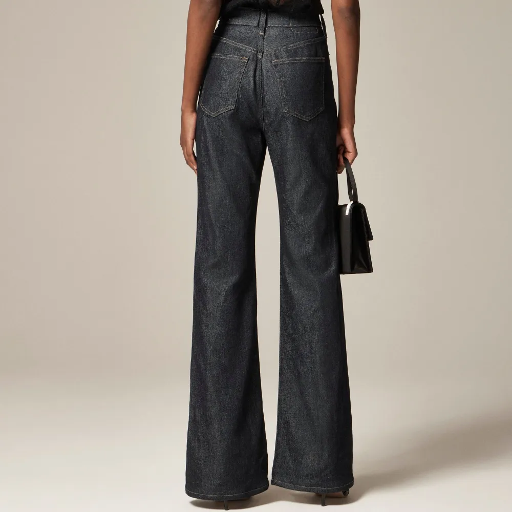 High-rise flare jean semi-stretch