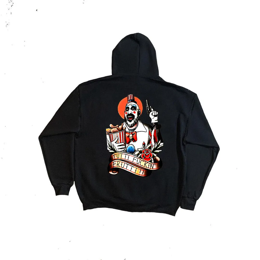 Tutti Fuckin' Frutti Printed Men's Zip-Up Hoodie
