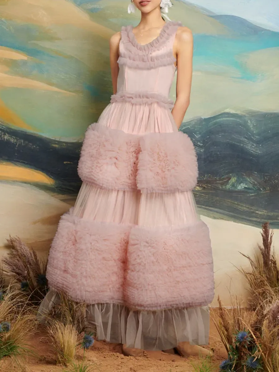 DREAM Montana Tulle Midi Dress