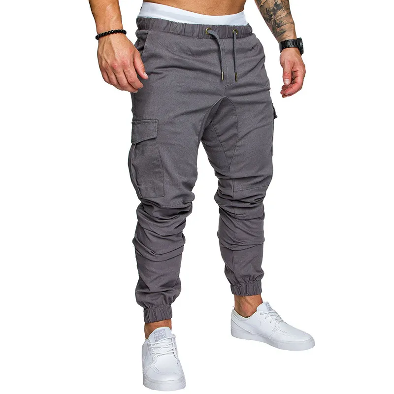 Livereid Men's Fashion Multi-Pocket Comfortable Sports Casual Pants