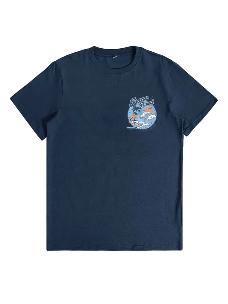 1970S Vintage Surfing Dana Point, California Retro Sunset // Old School Surfer // Surf California T-Shirt