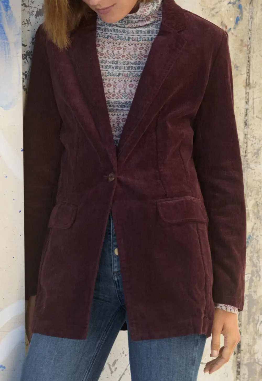 Cord blazer
Hemp & organic cotton cord