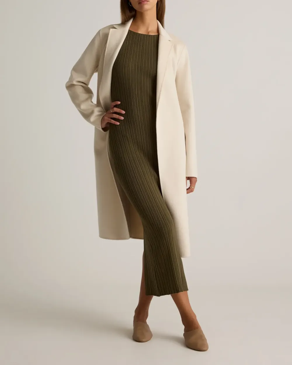 Daily Double-Faced Wrap Coat