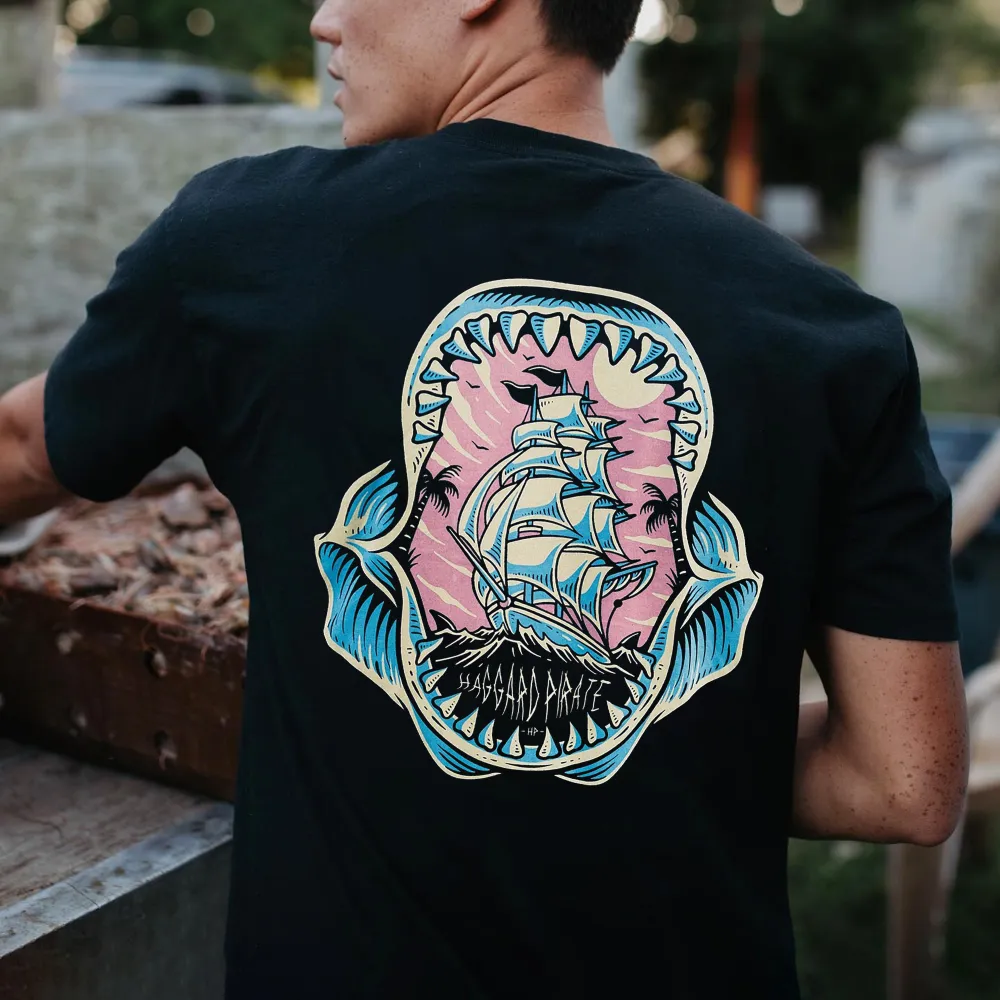 Haggard Pirate Printed Men's T-shirt