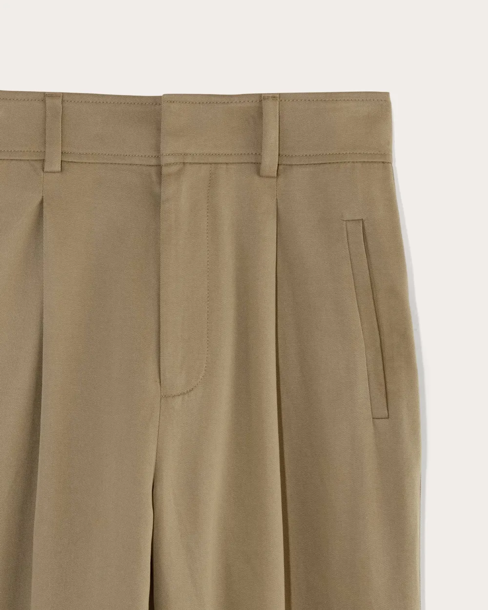 The Draper Pleated Pant in Buttersmooth