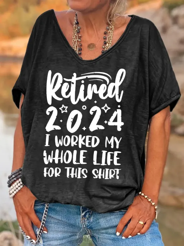 Retired 2024 Print Casual Top
