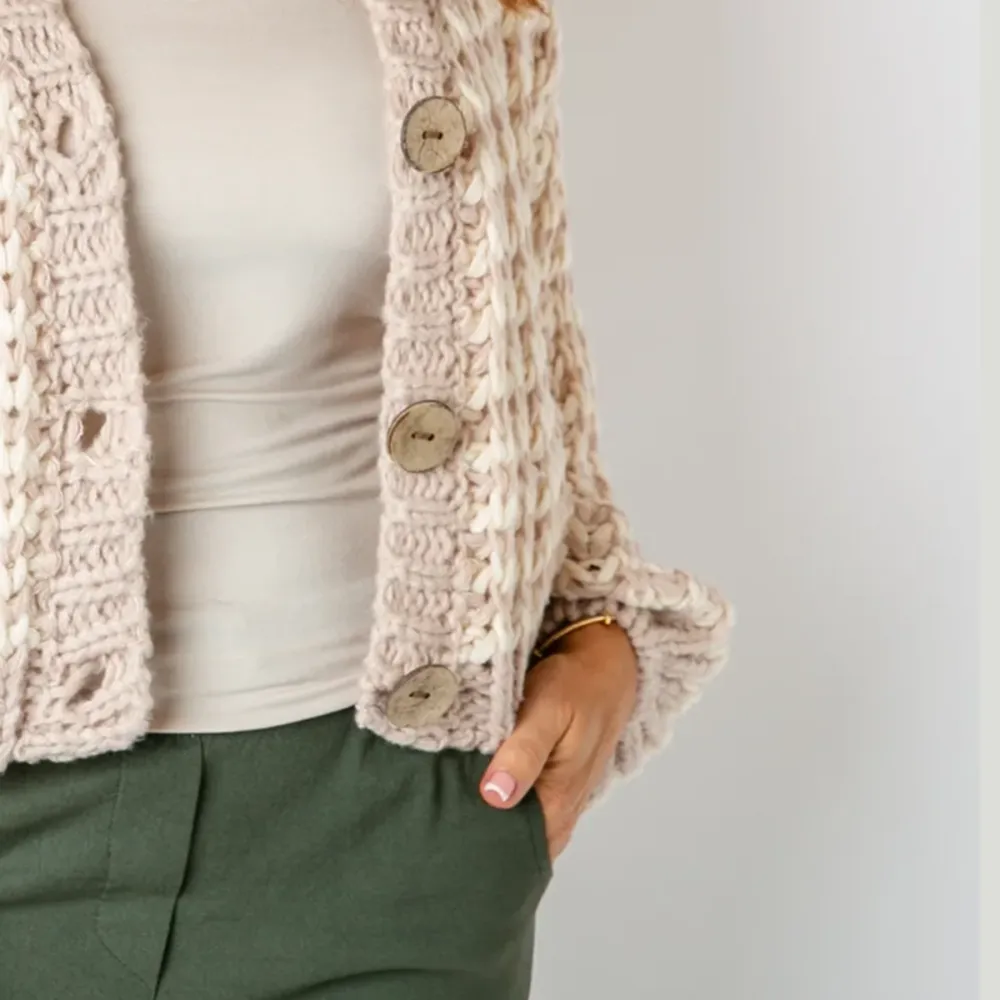 Breezy Wool Cardigan