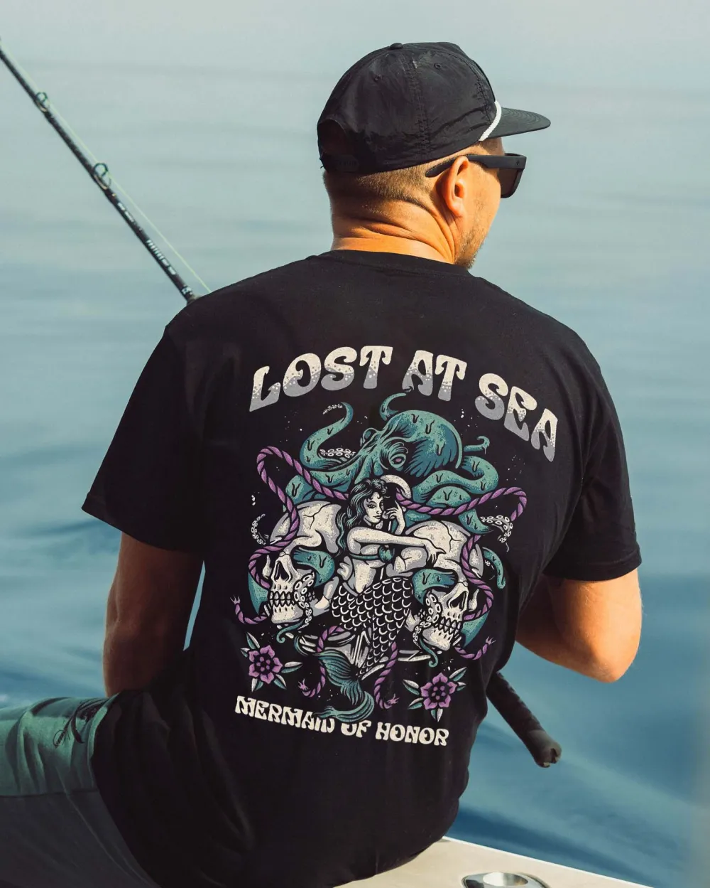 Lost At Sea Printed Men's T-shirt