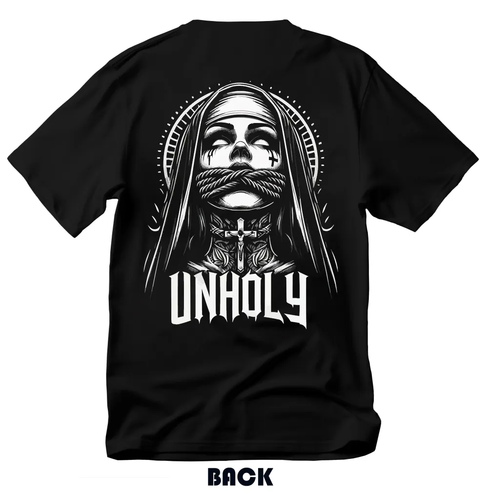 Unholy Nun Printed Men's T-shirt
