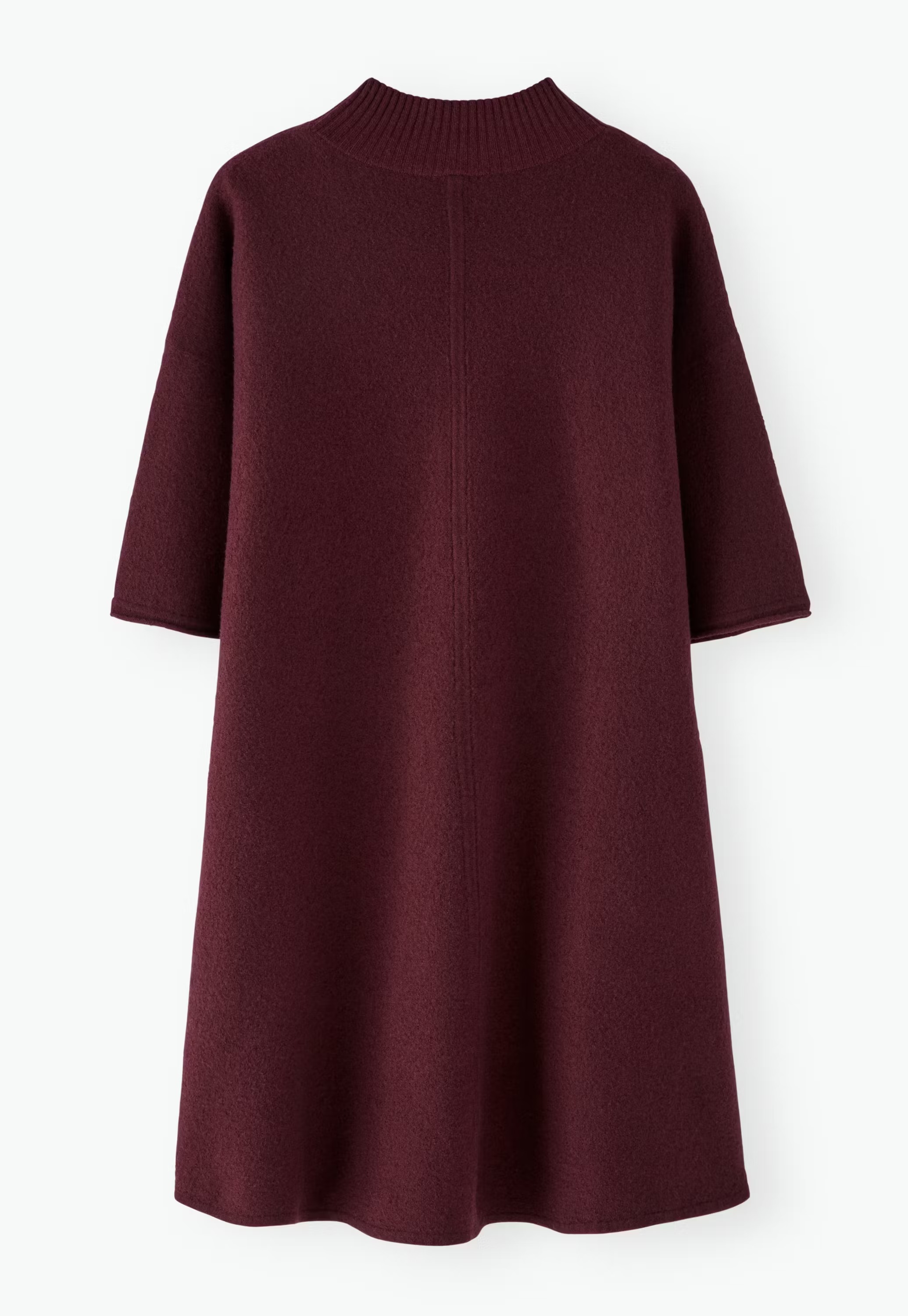 Short knitted dress
Boiled wool