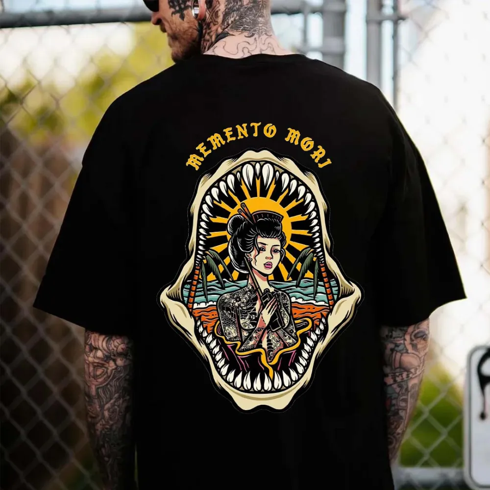 Memento Mori Printed Men's T-shirt
