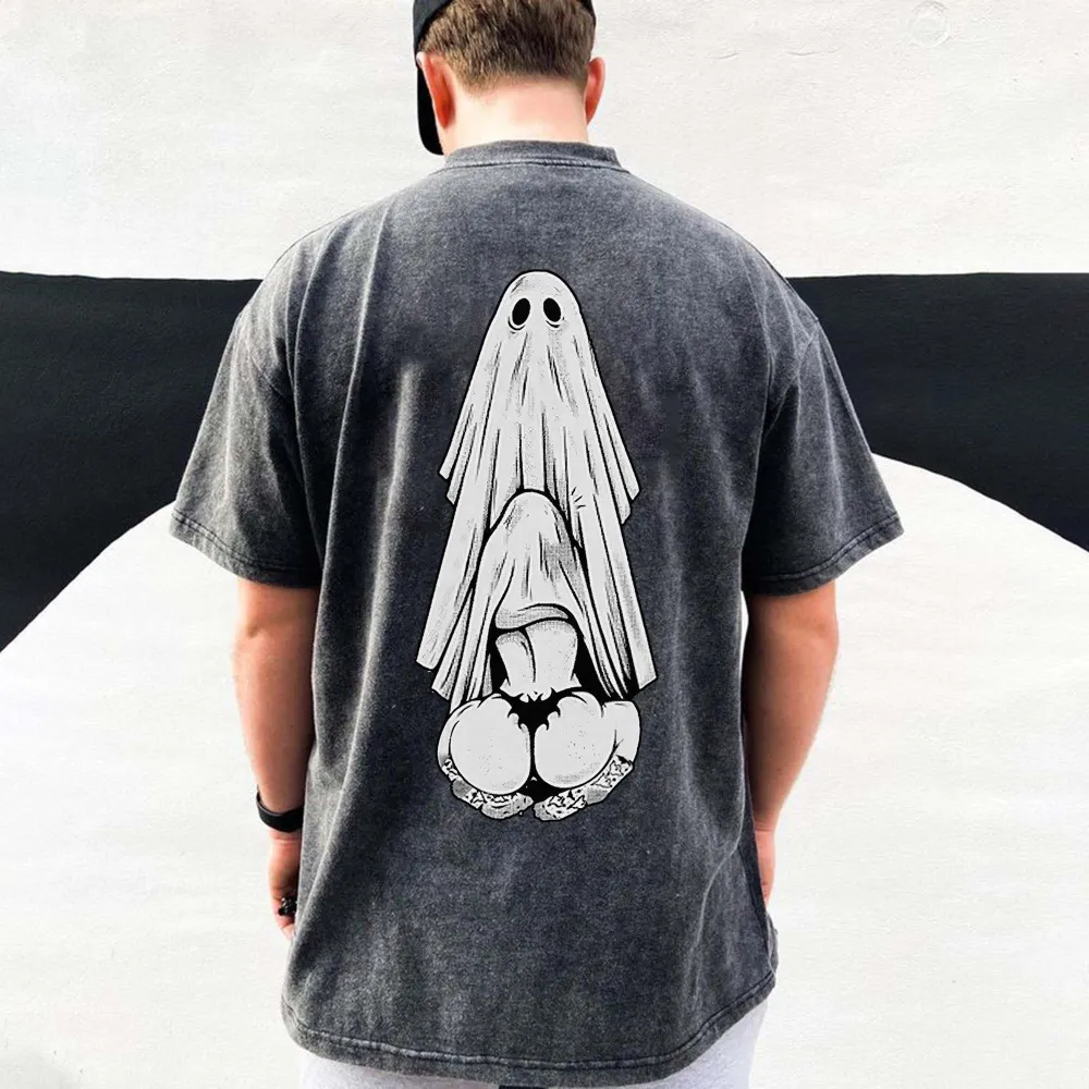 Dirty Love Printed Oversize Washed T-Shirt