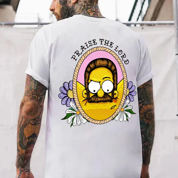 Praise The Lord Printed Men's T-shirt
