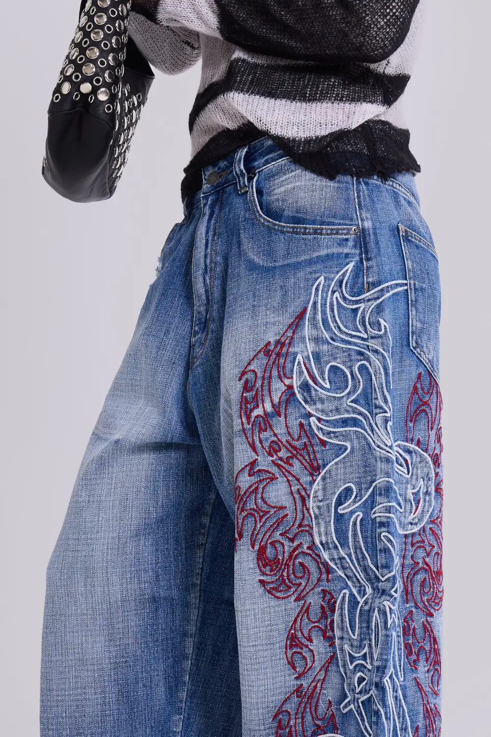 Layered Tribal XL Colossus Jeans