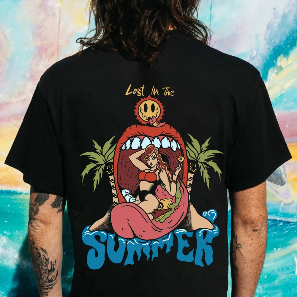 Lost In The Summer Printed Men's T-shirt