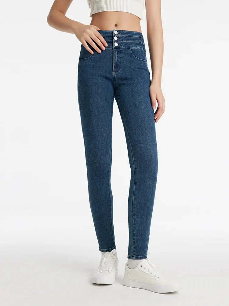 Denim Sheath High-Waisted Women Jeans