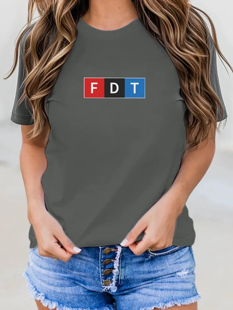 Women's I Stand With Them Short Sleeve Round Neck Pure Cotton T-Shirt