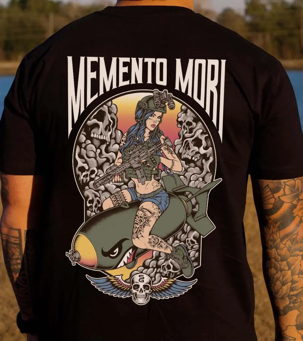 Memento Mori Printed Men's T-shirt
