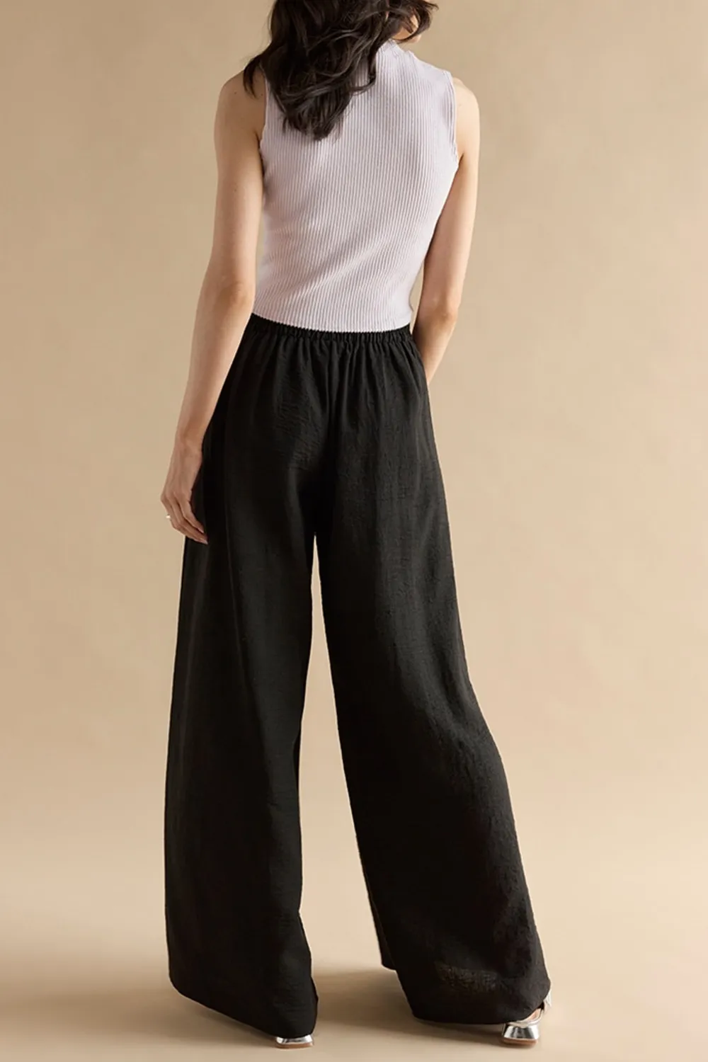 Kaye Wide Leg Fluid Pants