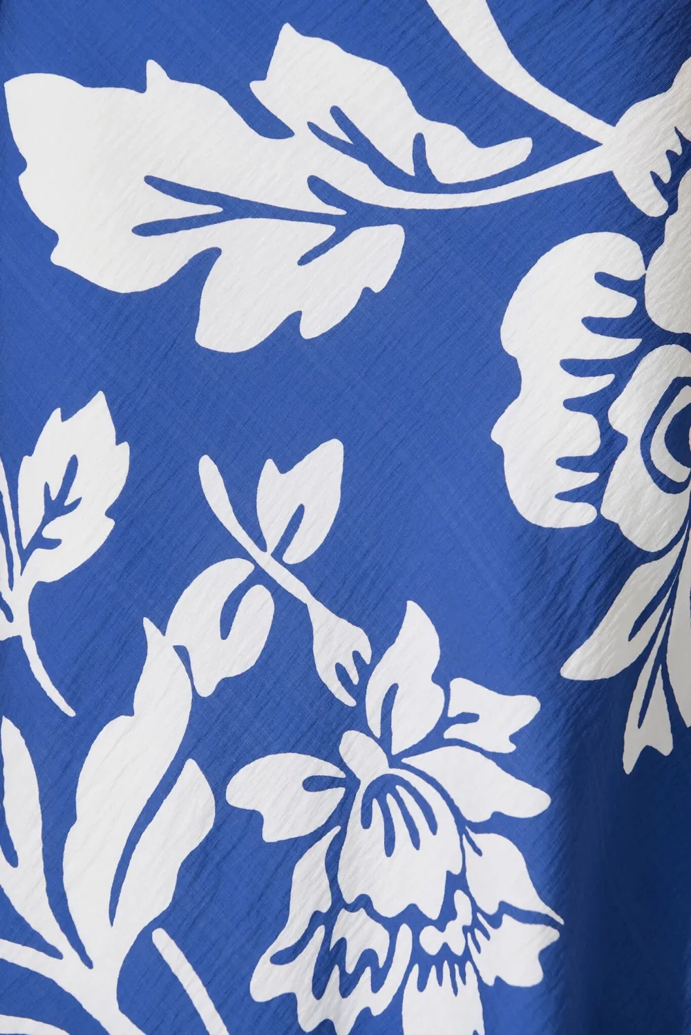 Blue White Patterned One Shoulder Maxi Dress