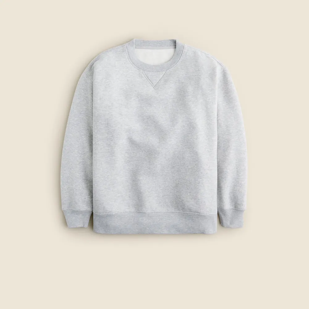 Heritage fleece oversized crewneck sweatshirt