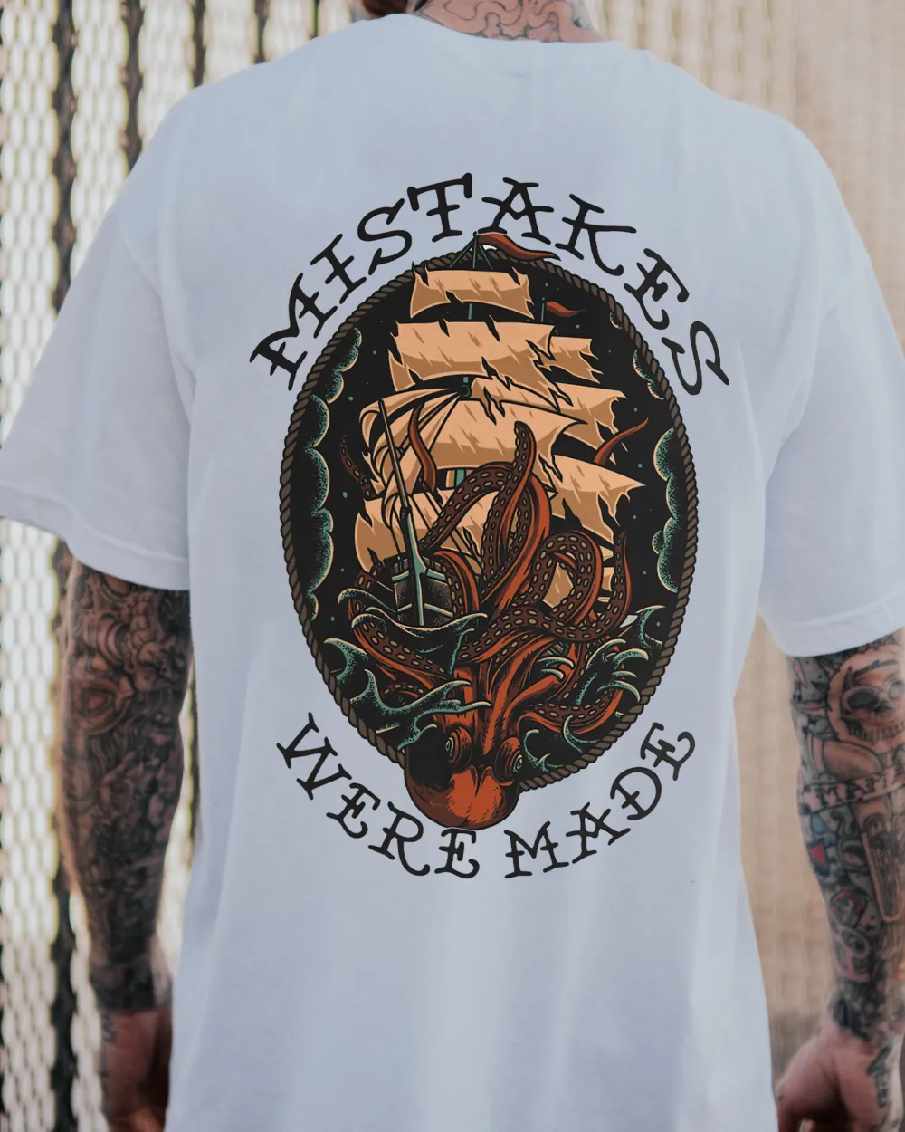 Mistakes Were Made Printed Men's T-shirt