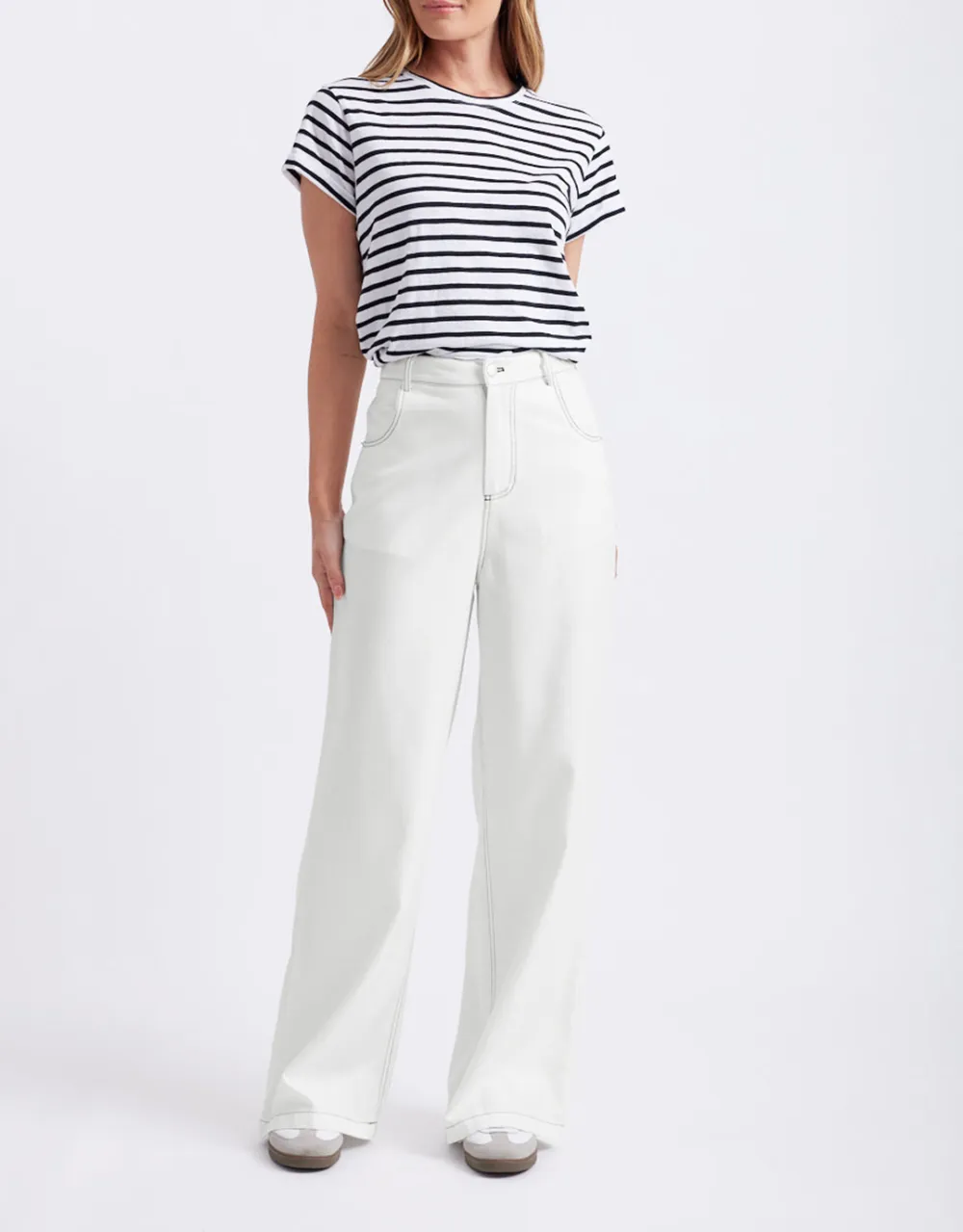 Celeste Tencel Pants - White