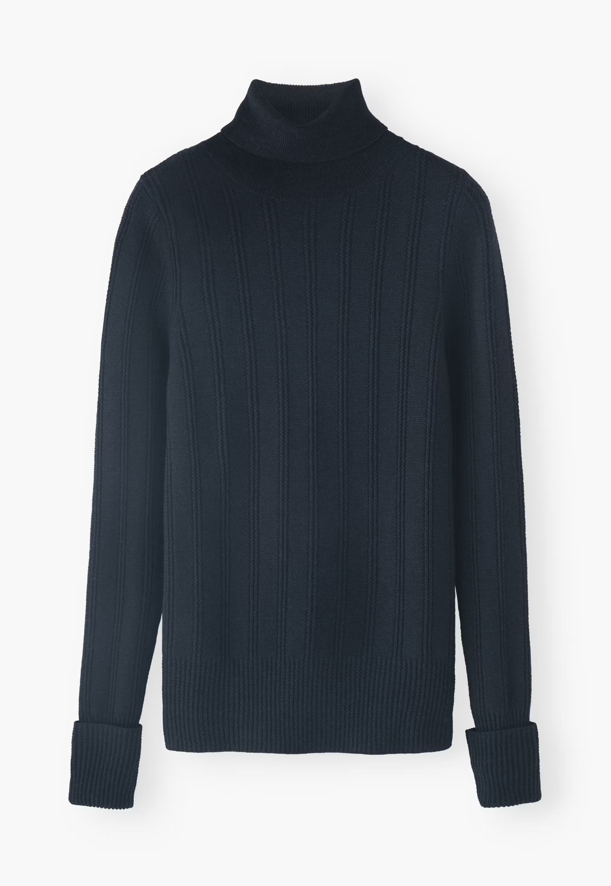 Roll-neck sweater
Merino wool