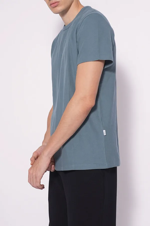 Blue Organic Cotton T-shirt