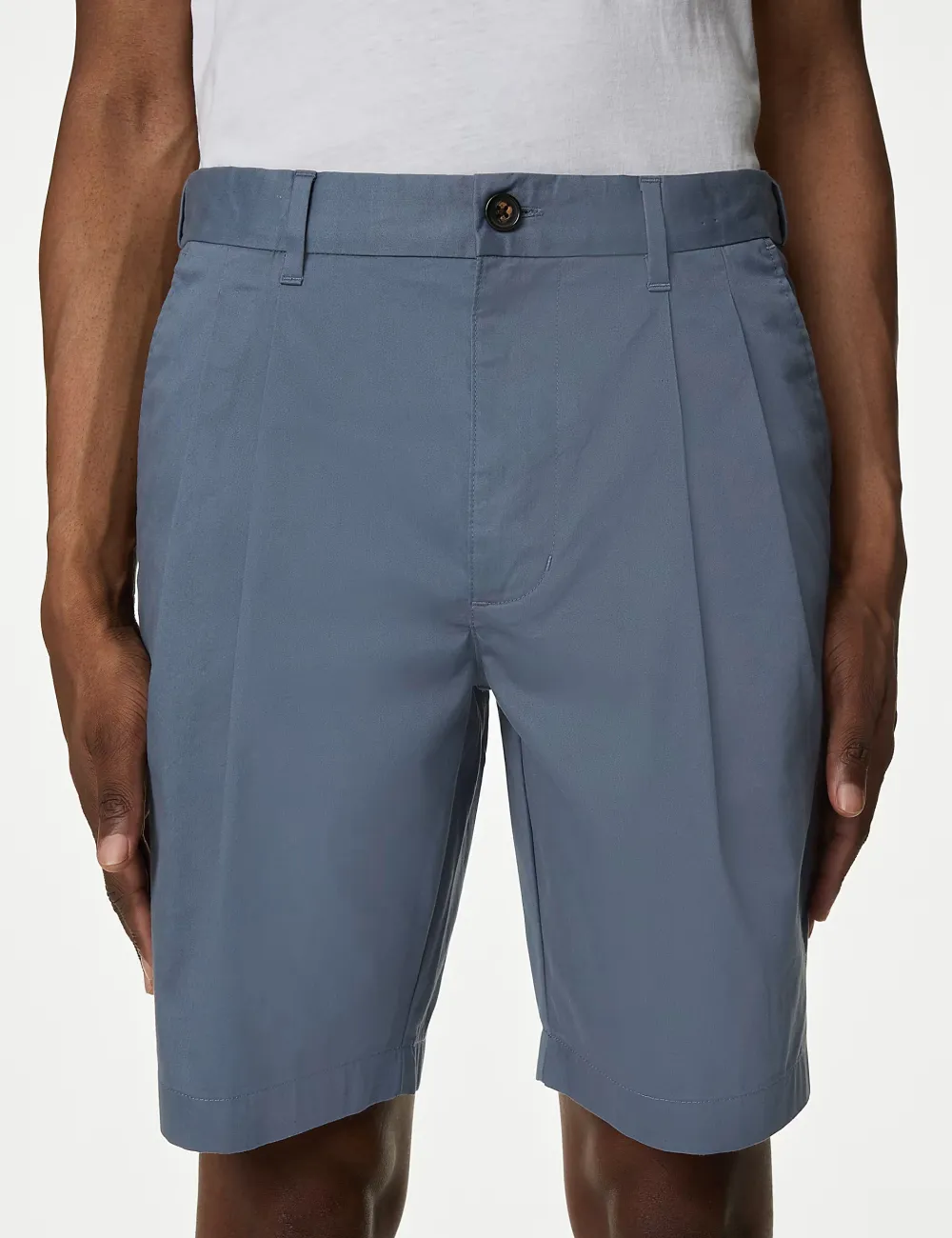 Super Lightweight Twin Pleat Chino Shorts