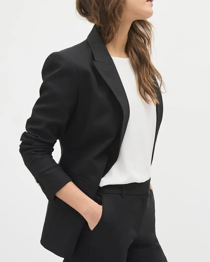 Limitless One-Button Fitted Blazer