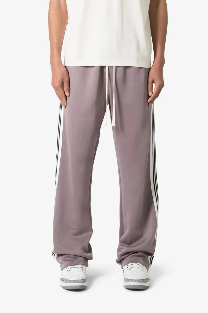 TRICOT SIDE STRIPE LOOSE SLIGHT STRETCH PANTS