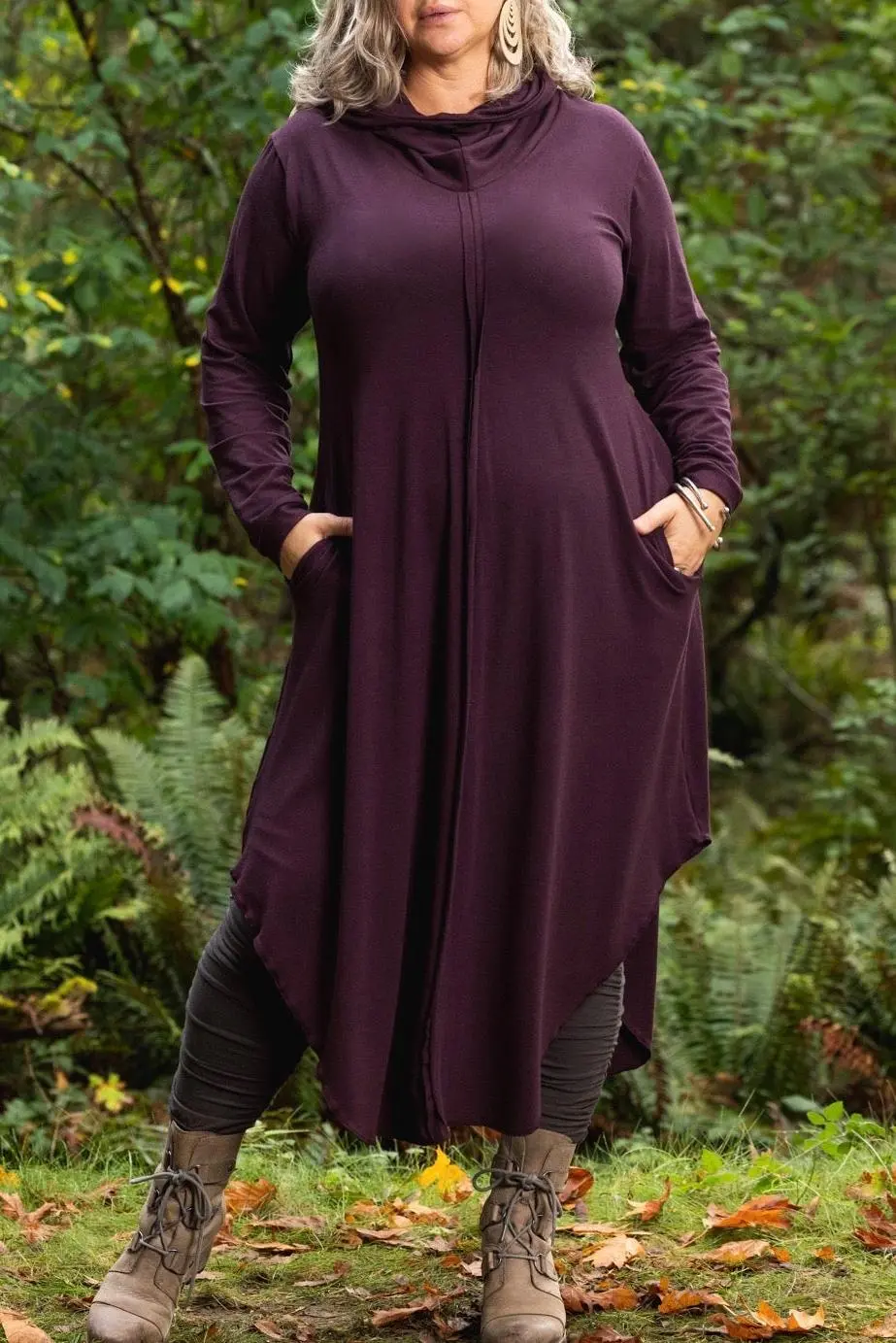 Arbutus Dress - Aubergine