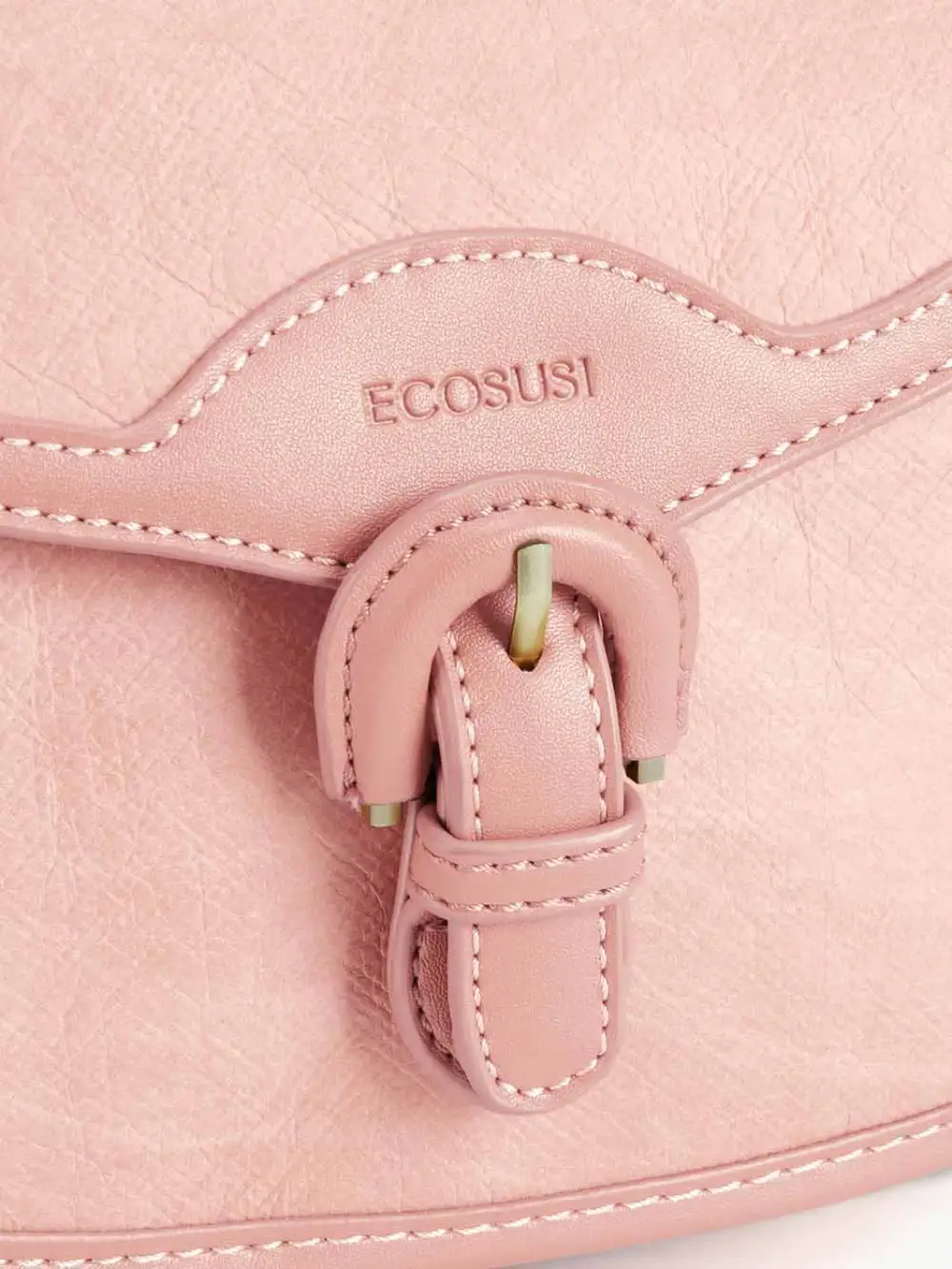 Evelina Washable Paper Vintage Saddle Crossbody