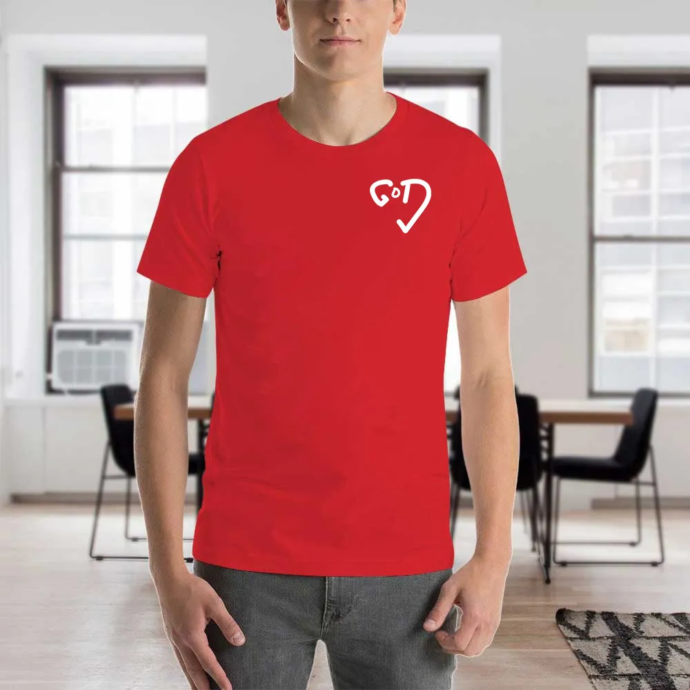 Men'S T-Shirt God Heart Tee
