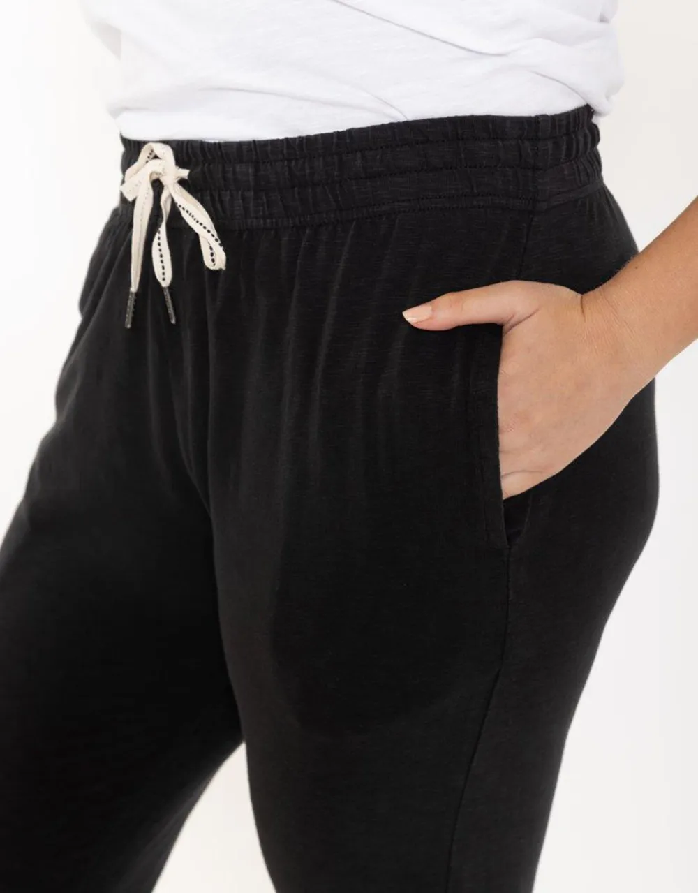 3/4 Brunch Pants - Black