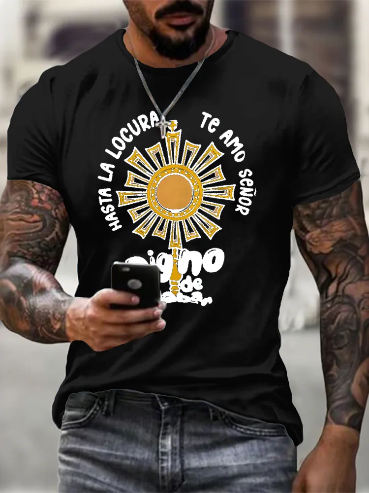 Men'S T-Shirt Hasta La Locura Te Amo Senor Apostolic Gifts T-Shirt